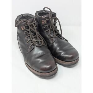 UGG Seton TL Ankle Boots Men's Brown Leather Insulated Lace-up - US 8